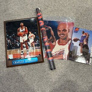 Charles Barkley Phoenix Suns Basketball Memorabilia Bundle